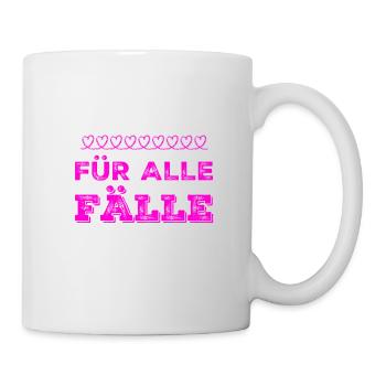 ich habe einen Plan B - Tasse - Weiß - Rechts
