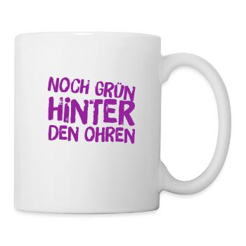 noch grün hinter den Ohren - Tasse - Weiß - Rechts