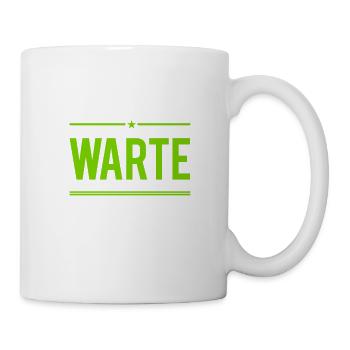 hör auf - Tasse - Weiß - Rechts