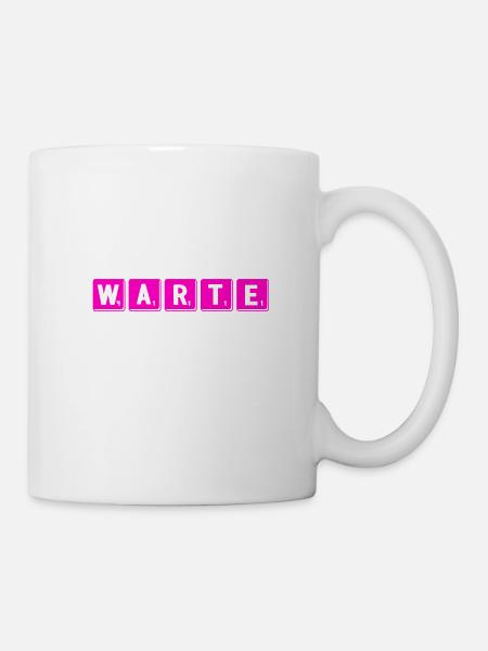 lass es - Tasse - Weiß