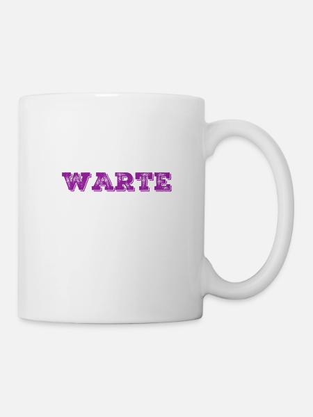 mach nicht weiter - Tasse - Weiß