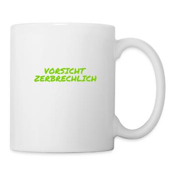 ich bin zerbrechlich - Tasse - Weiß - Rechts