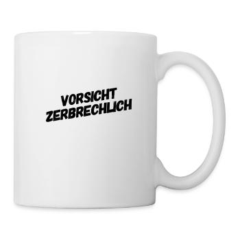 ich könnte kaputt gehen - Tasse - Weiß - Rechts
