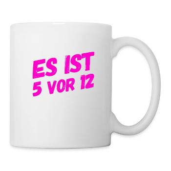 nicht mehr viel Zeit - Tasse - Weiß - Rechts