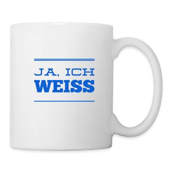 das ist mir schon klar - Tasse - Weiß - Rechts