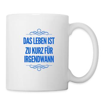 carpe diem - Tasse - Weiß - Rechts