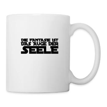 meine Seele liebt die Fantasie - Tasse - Weiß - Rechts