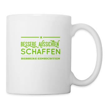 entdecke die Welt - Tasse - Weiß - Rechts
