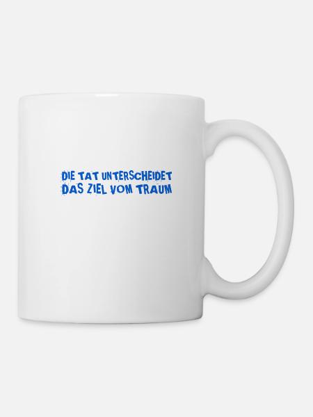 komm ins machen - Tasse - Weiß