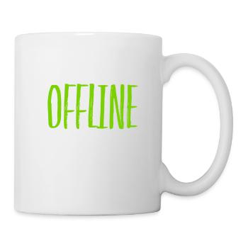 offline ist spitze - Tasse - Weiß - Rechts