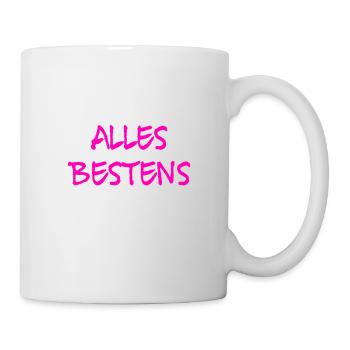 bei mir ist alles super - Tasse - Weiß - Rechts