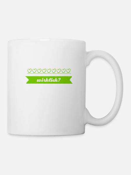 wirklich? - Tasse - Weiß