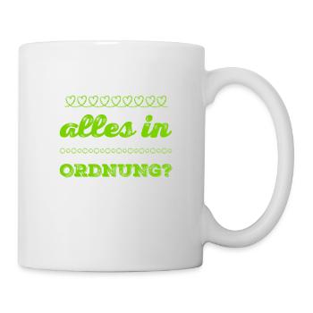 wie geht es dir? - Tasse - Weiß - Rechts