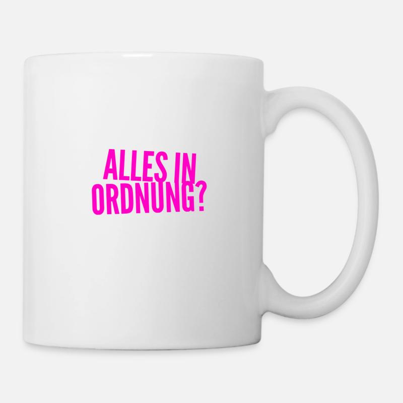 geht es dir gut? - Tasse - Weiß