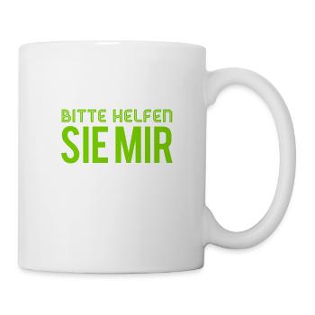 würden sie mir helfen? - Tasse - Weiß - Rechts