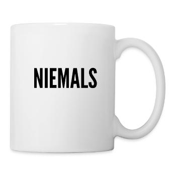 zu keiner Zeit - Tasse - Weiß - Rechts