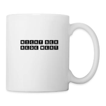 wie unwichtig - Tasse - Weiß - Rechts