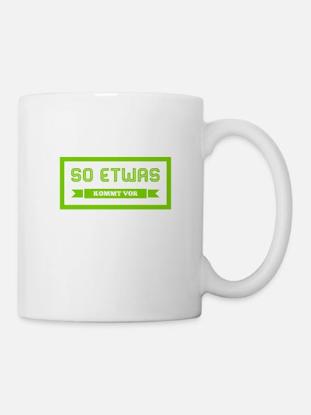 immer cool bleiben - Tasse - Weiß