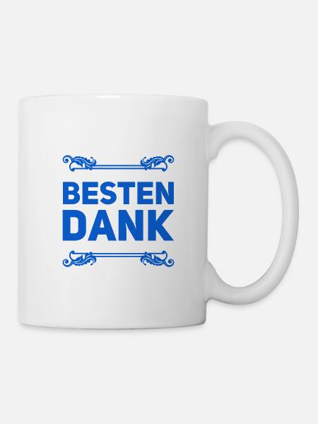 vielen herzlichen Dank - Tasse - Weiß