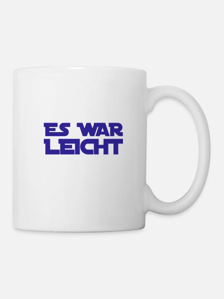 wie einfach - Tasse - Weiß