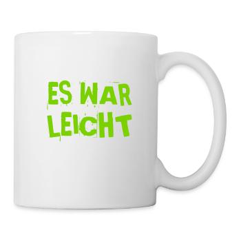 schwer sieht anders aus - Tasse - Weiß - Rechts