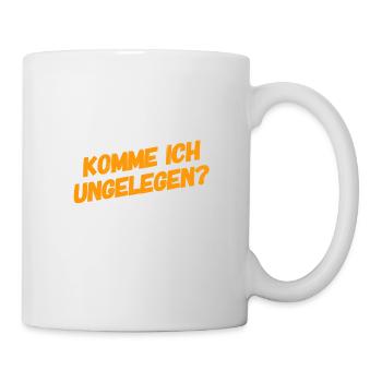 soll ich wieder gehen? - Tasse - Weiß - Rechts