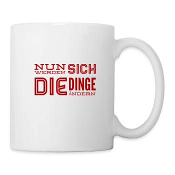 Zeit für Veränderung - Tasse - Weiß - Rechts