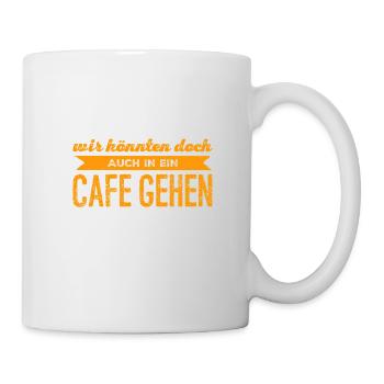 Lust auf einen Kaffee? - Tasse - Weiß - Rechts