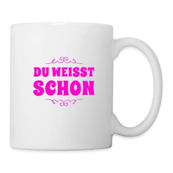 wir verstehen uns - Tasse - Weiß - Rechts