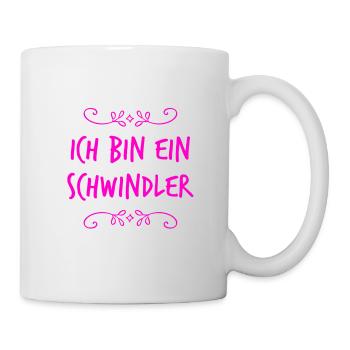 ich mag es zu schwindeln - Tasse - Weiß - Rechts