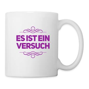 probieren geht über studieren - Tasse - Weiß - Rechts