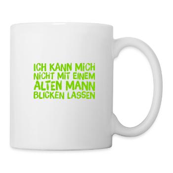 das will ich nicht - Tasse - Weiß - Rechts