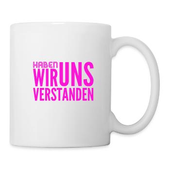 Hast du zugehört? - Tasse - Weiß - Rechts