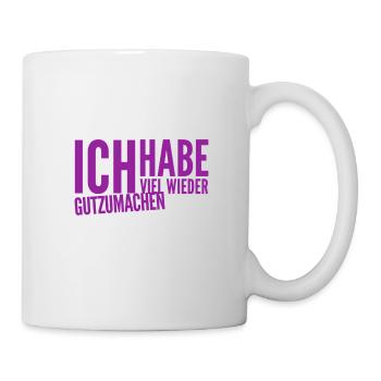 es tut mir leid - Tasse - Weiß - Rechts
