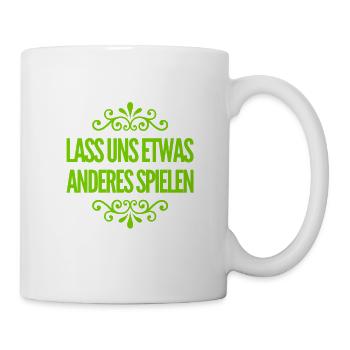was können wir noch spielen - Tasse - Weiß - Rechts