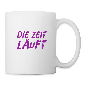 ich schau auf die Uhr - Tasse - Weiß - Rechts