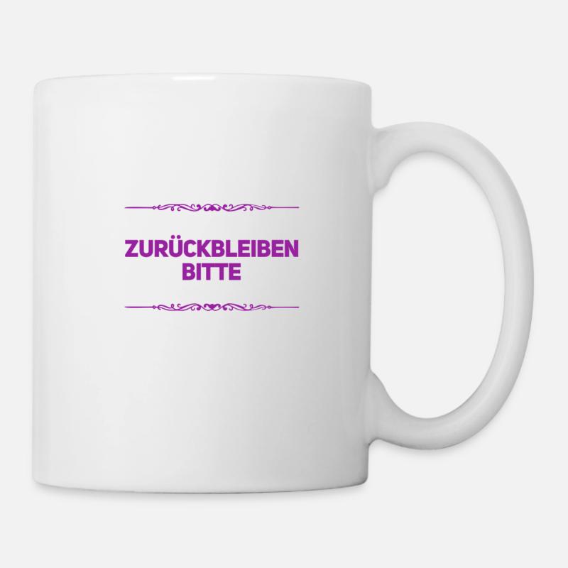 der Zug fährt ab - Tasse - Weiß