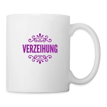 ich bitte um Verzeihung - Tasse - Weiß - Rechts