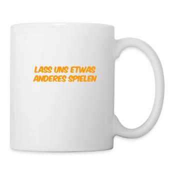 wir spielen etwas anderes - Tasse - Weiß - Rechts