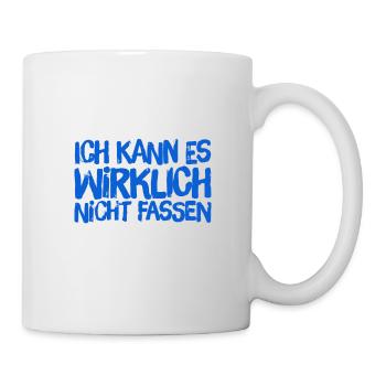 ich bin verdutzt - Tasse - Weiß - Rechts