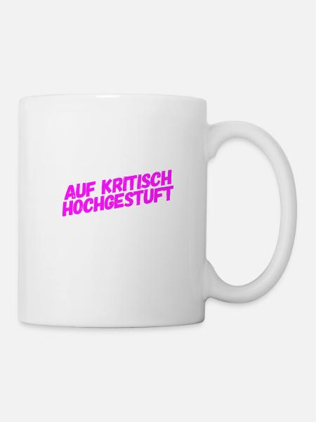 es wird kritischer - Tasse - Weiß