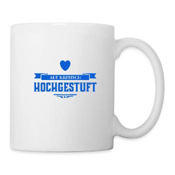 die Gefahr steigt - Tasse - Weiß - Rechts