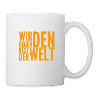 keiner hält uns auf - Tasse - Weiß - Rechts