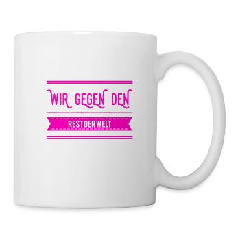 niemand hält uns auf - Tasse - Weiß - Rechts