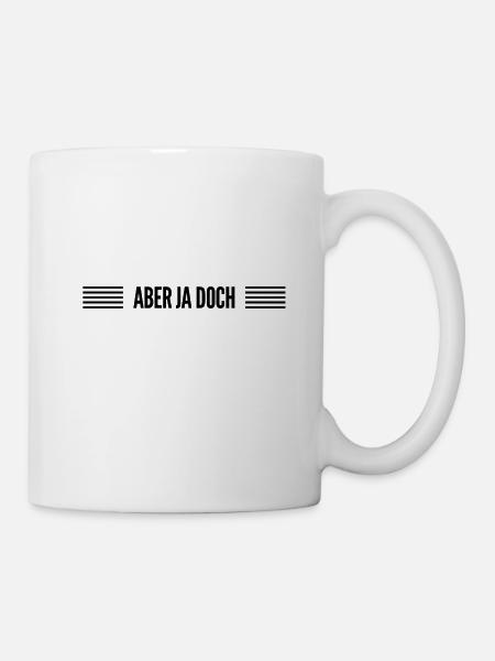 ich bin dafür - Tasse - Weiß