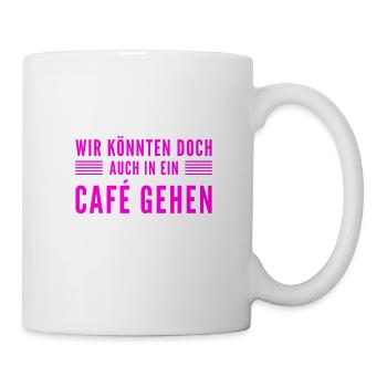ich möchte dich besser kennenlernen - Tasse - Weiß - Rechts