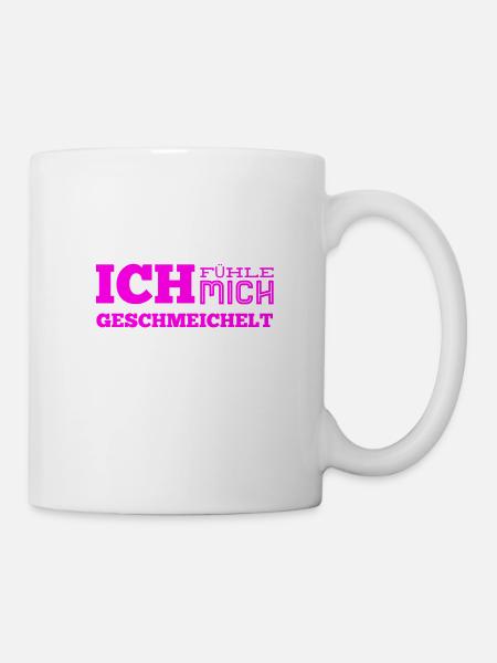 du bist so freundlich - Tasse - Weiß