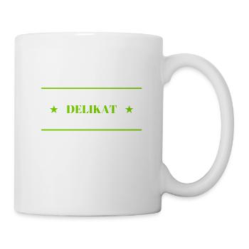 ich bin Feinkost - Tasse - Weiß - Rechts