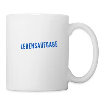 das gibt mir einen Sinn - Tasse - Weiß - Rechts