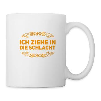 bereit für den Kampf - Tasse - Weiß - Rechts